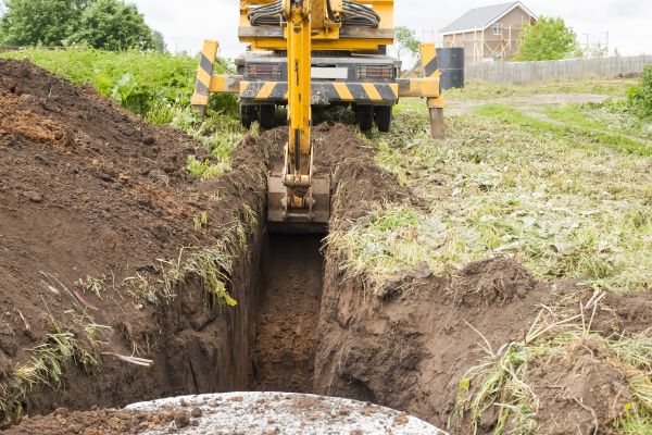 Drainage Trench Installation in Sandpoint
