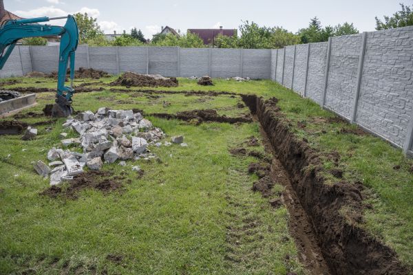 Yard Trenching in Sandpoint