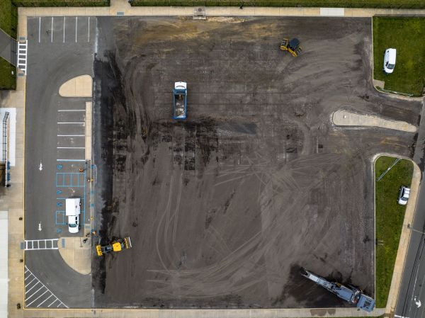 Parking Lot Excavation in Sandpoint