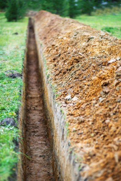 Power Line Trenching in Sandpoint